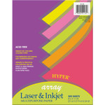 Pacon Array Colored Bond Paper, 24lb, 8.5 x 11, Assorted Hyper Colors, 500/Ream View Product Image