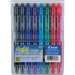 Pilot FriXion Clicker Erasable Gel Pen, Retractable, Fine 0.7 mm, Assorted Ink and Barrel Colors, 8/Pack View Product Image