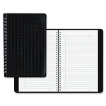 Blueline Duraflex Poly Notebook, 1 Subject, Medium/College Rule, Black Cover, 9.38 x 6, 80 Sheets View Product Image