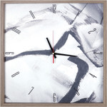 Lorell Black & Gray Decorative Wall Clock View Product Image