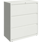 Lorell 36" White Lateral File - 3-Drawer View Product Image