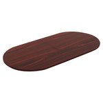 Lorell Chateau Series Mahogany 8' Oval Conference Tabletop View Product Image