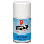 Big D Industries Metered Concentrated Room Deodorant, Mountain Air Scent, 7 oz Aerosol, 12/Carton View Product Image