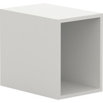 Lorell White Single Cubby Storage Base Adder Unit View Product Image