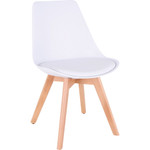 Lorell Curved Plastic Shell Guest Chair View Product Image