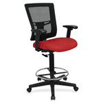 Lorell Stool,Mesh Back/Black Frame View Product Image