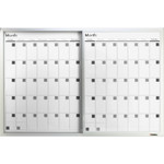 Lorell Magnetic Dry-Erase Calendar Board View Product Image