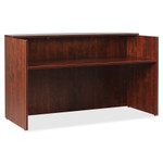 Lorell Essentials Series Cherry Reception Desk View Product Image