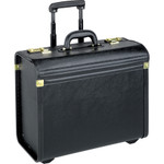 Lorell Travel/Luggage Case (Roller) Travel Essential, Books, File Folder - Black View Product Image