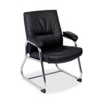 Lorell Bridgemill Leather Guest Chair View Product Image