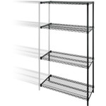 Lorell Industrial Adjustable Wire Shelving Add-On-Unit View Product Image
