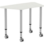 Lorell Height-adjustable Trapezoid Table View Product Image