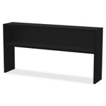 Lorell Modular Desk Series Black Stack-on Hutch View Product Image