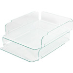 Lorell Stacking Letter Trays View Product Image