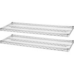 Lorell Indust Wire Shelving Starter Extra Shelves View Product Image