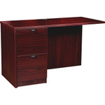 Lorell Prominence 2.0 Mahogany Laminate Left Return - 2-Drawer View Product Image