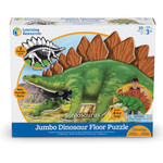 Learning Resources Jumbo Dinosaur Floor Puzzle - Stegosaurus View Product Image