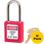 Master Danger Red Safety Padlock View Product Image