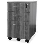 Mayline Medina Gray Laminate BBF Mobile Pedestal - 3-Drawer View Product Image