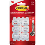 Command Mini White Hooks with White Strips View Product Image