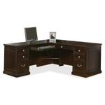 Martin Executive Desk with Left Computer Return View Product Image