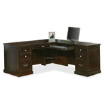 Martin Fulton FL684R-R Right Hand Facing Keyboard Return for 68" Executive Desk View Product Image