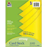 Pacon Inkjet, Laser Printable Multipurpose Card Stock - Lemon Yellow View Product Image