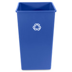 Rubbermaid Commercial 50-Gallon Square Recycling Container View Product Image