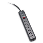 Kensington Guardian Surge Protector, 6 Outlets, 15 ft Cord, 540 Joules, Gray View Product Image