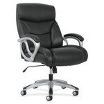 Sadie 3-Forty-One Big and Tall Chair, Supports up to 400 lbs., Black Seat/Black Back, Aluminum Base View Product Image