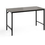 Safco Simple Work Desk, 45.5" x 23.5" x 29.5", Gray View Product Image