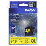 Brother LC10EY INKvestment Super High-Yield Ink, 1200 Page-Yield, Yellow View Product Image