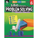 Shell Education 180 Days of Problem Solving for Sixth Grade Printed Book View Product Image