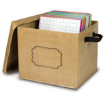 Teacher Created Resources Burlap Storage Box View Product Image