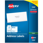 Avery Copier Mailing Labels, Copiers, 1.5 x 2.81, White, 21/Sheet, 100 Sheets/Box View Product Image