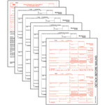 TOPS 5-Part 1099-NEC Tax Forms, 8.5 x 11, 50/Pack View Product Image