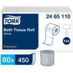 Tork Advanced Bath Tissue, Septic Safe, 2-Ply, White, 4" x 3.75", 450 Sheets/Roll, 80 Rolls/Carton View Product Image