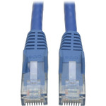 Tripp Lite 100ft Cat6 Gigabit Snagless Molded Patch Cable RJ45 M/M Blue 100' View Product Image