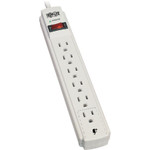 Tripp Lite Surge Protector Power Strip 120V 6 Outlet 8' Cord 990 Joule Flat Plug View Product Image