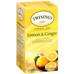 Twinings Lemon & Ginger Herbal Tea Tea Bag View Product Image