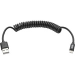 Tripp Lite Lightning Connector USB Coiled Cable View Product Image