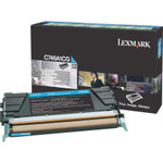 Lexmark C746A1CG Return Program Toner, 7000 Page-Yield, Cyan View Product Image