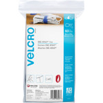 VELCRO Brand ONE-WRAP Ties and Straps, 0.5" x 8", Assorted Colors, 60/Pack View Product Image