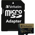 64GB Pro Plus 600X microSDHC Memory Card with Adapter, UHS-I V30 U3 Class 10 View Product Image