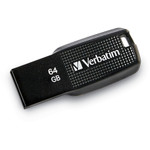 Verbatim 64GB Ergo USB Flash Drive - Black View Product Image