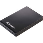 Verbatim 256GB Vx460 External SSD, USB 3.1 Gen 1 - Black View Product Image