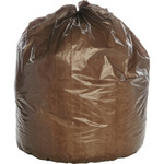 AbilityOne 8105011839769, SKILCRAFT Maximum Performance Trash Can Liner, 33 gal, 1.22 mil, 33" x 39", Brown, 125/Box View Product Image