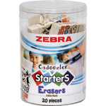 Zebra Pen Cadoozles Starters Block Erasers View Product Image