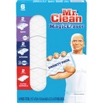 Mr. Clean Magic Eraser Variety Pack, 4.6" x 2.3", Extra Durable; Bath; Kitchen, White, 6/Pack, 8 Packs/Carton View Product Image