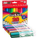 Cra-Z-Art Washable Markers, Broad Bullet Tip, 20 Assorted Colors, 20/Set View Product Image